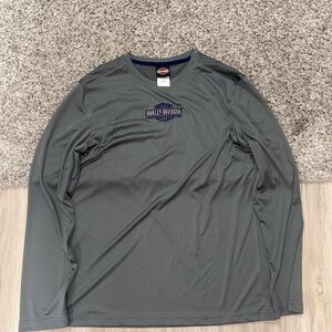 Men’s Harley-Davidson Gray Long Sleeve Size Large